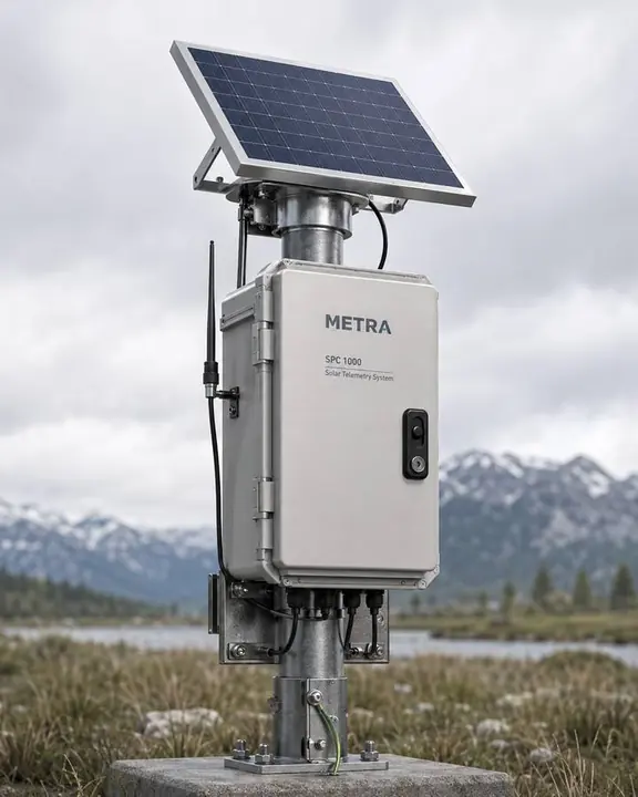 Solar-Powered Communication Station